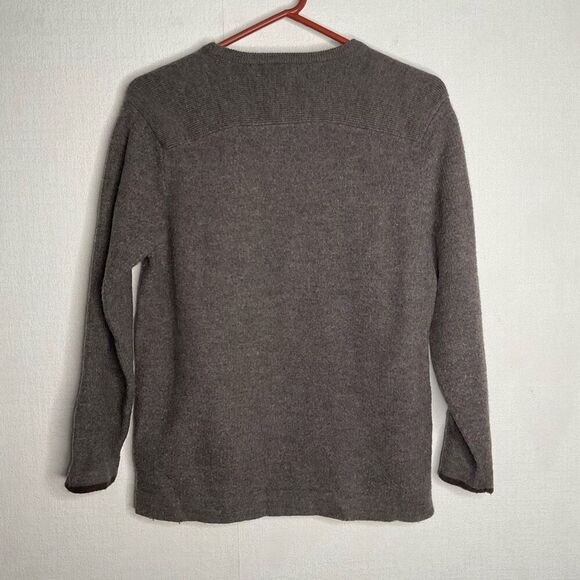 Smartwool Sweater Womens Large 100% Wool Gray Pullover Crew Neck Casual HikeTrek - Picture 8 of 9